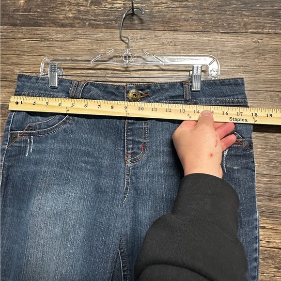 Componix Cropped Blue Ankle Jeans with Relaxed Style Womens 12 - Picture 7 of 10